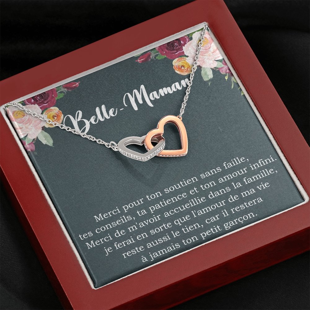 BELMOM • COLLIER BELLE-MÈRE VERSION FEMME Double Cœur - Lehnaa