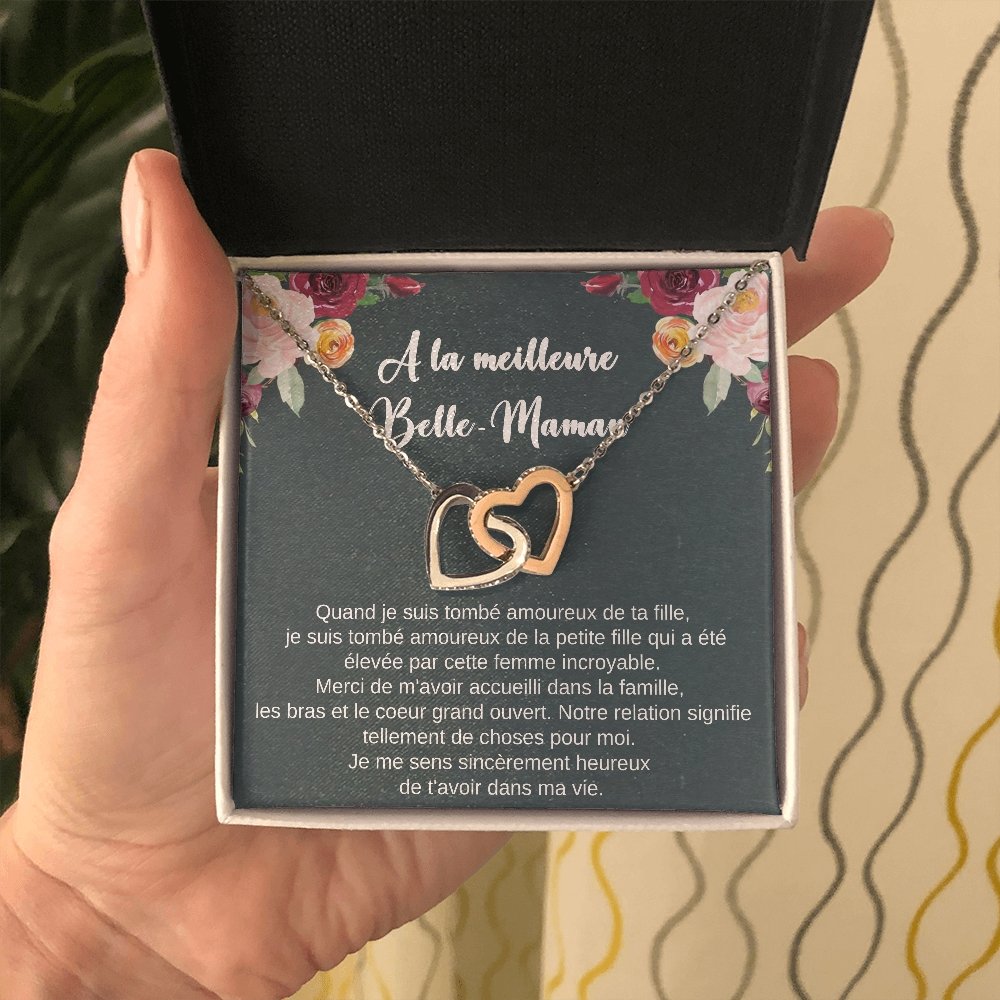 BELMOM • COLLIER BELLE-MÈRE VERSION HOMME Double Cœur - Lehnaa