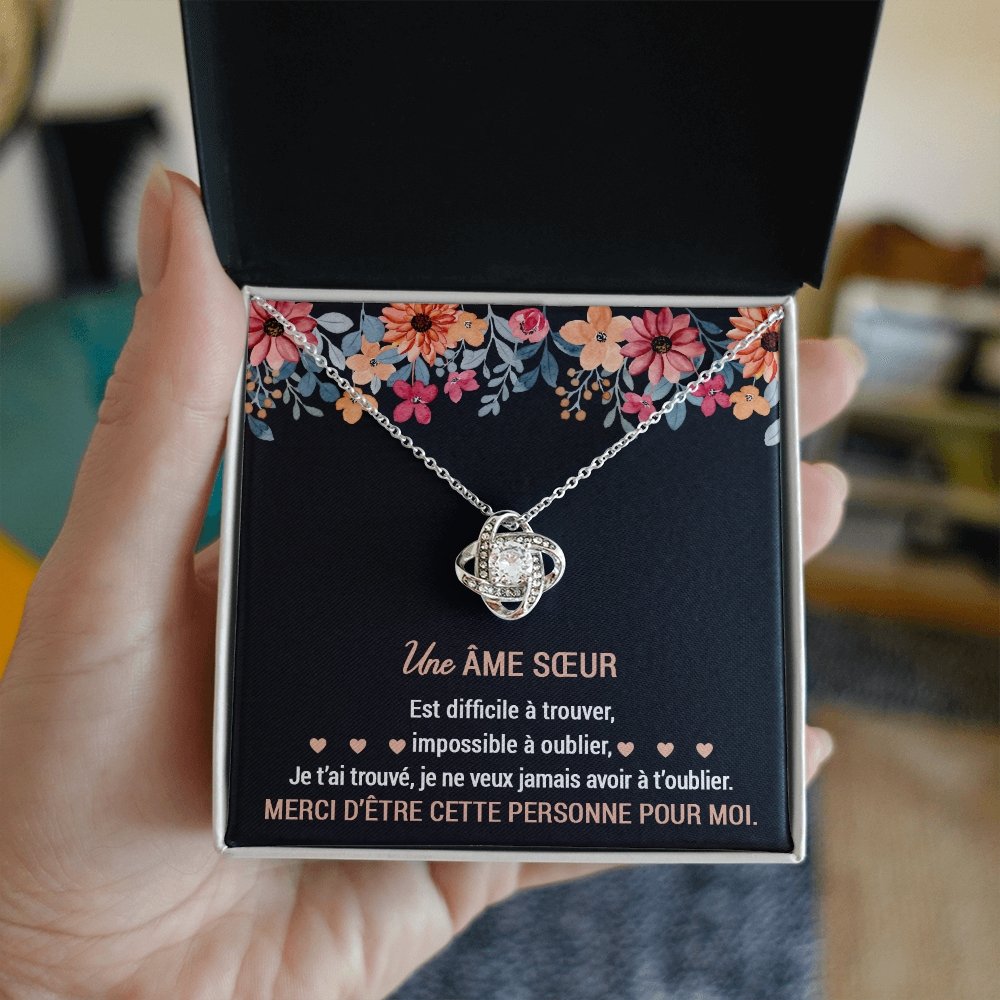 ETERNITY • Collier Ame SŒUR Noeud d'Amour - Lehnaa