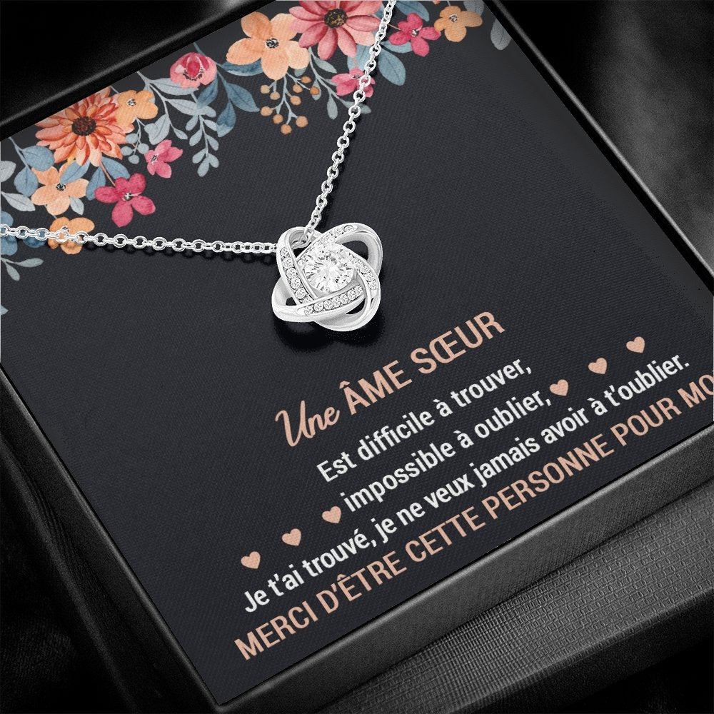 ETERNITY • Collier Ame SŒUR Noeud d'Amour - Lehnaa
