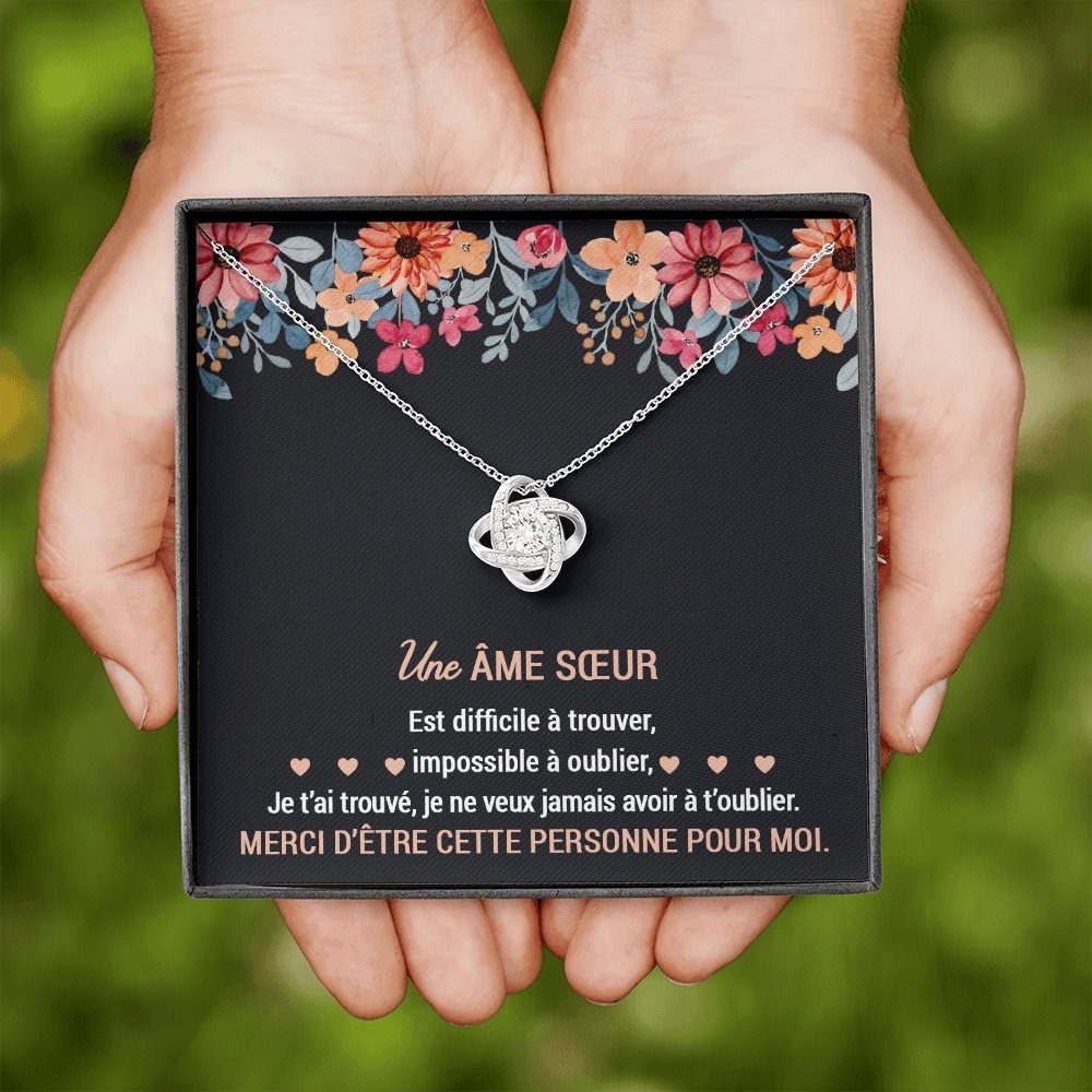 ETERNITY • Collier Ame SŒUR Noeud d'Amour - Lehnaa