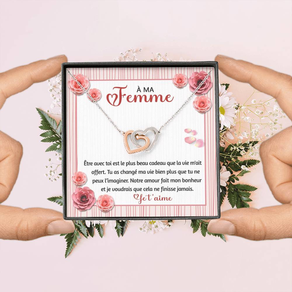 ETERNITY • Collier Amoureux Double Cœur - Lehnaa