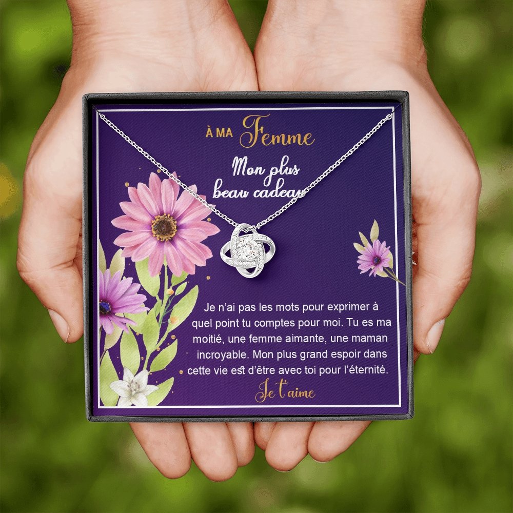 ETERNITY • Collier Amoureux Noeud d'Amour - Lehnaa