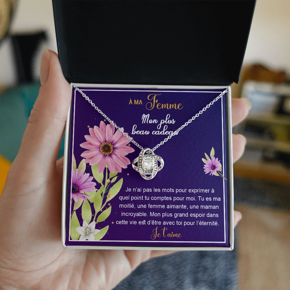 ETERNITY • Collier Amoureux Noeud d'Amour - Lehnaa