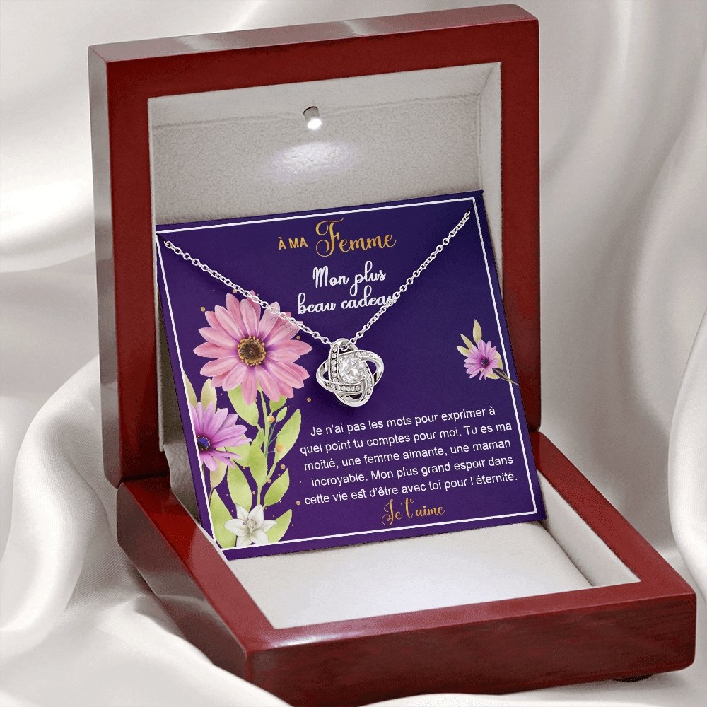 ETERNITY • Collier Amoureux Noeud d'Amour - Lehnaa