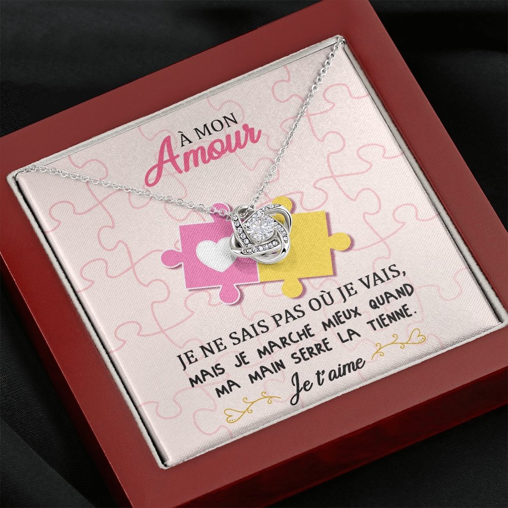 ETERNITY • Collier Amoureux Noeud d'Amour - Lehnaa