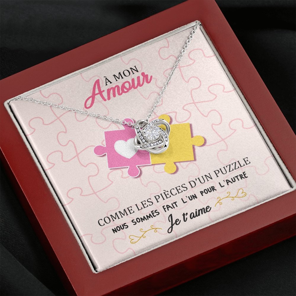 ETERNITY • Collier Amoureux Noeud d'Amour - Lehnaa