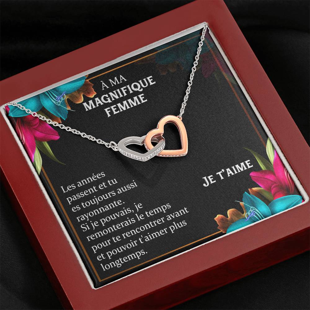 ETERNITY • Collier Déclaration d'amour Double Cœur - Lehnaa