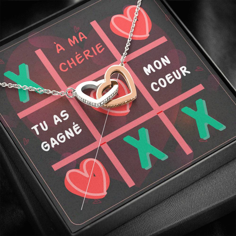 ETERNITY • Collier Déclaration d'amour Double Cœur - Lehnaa