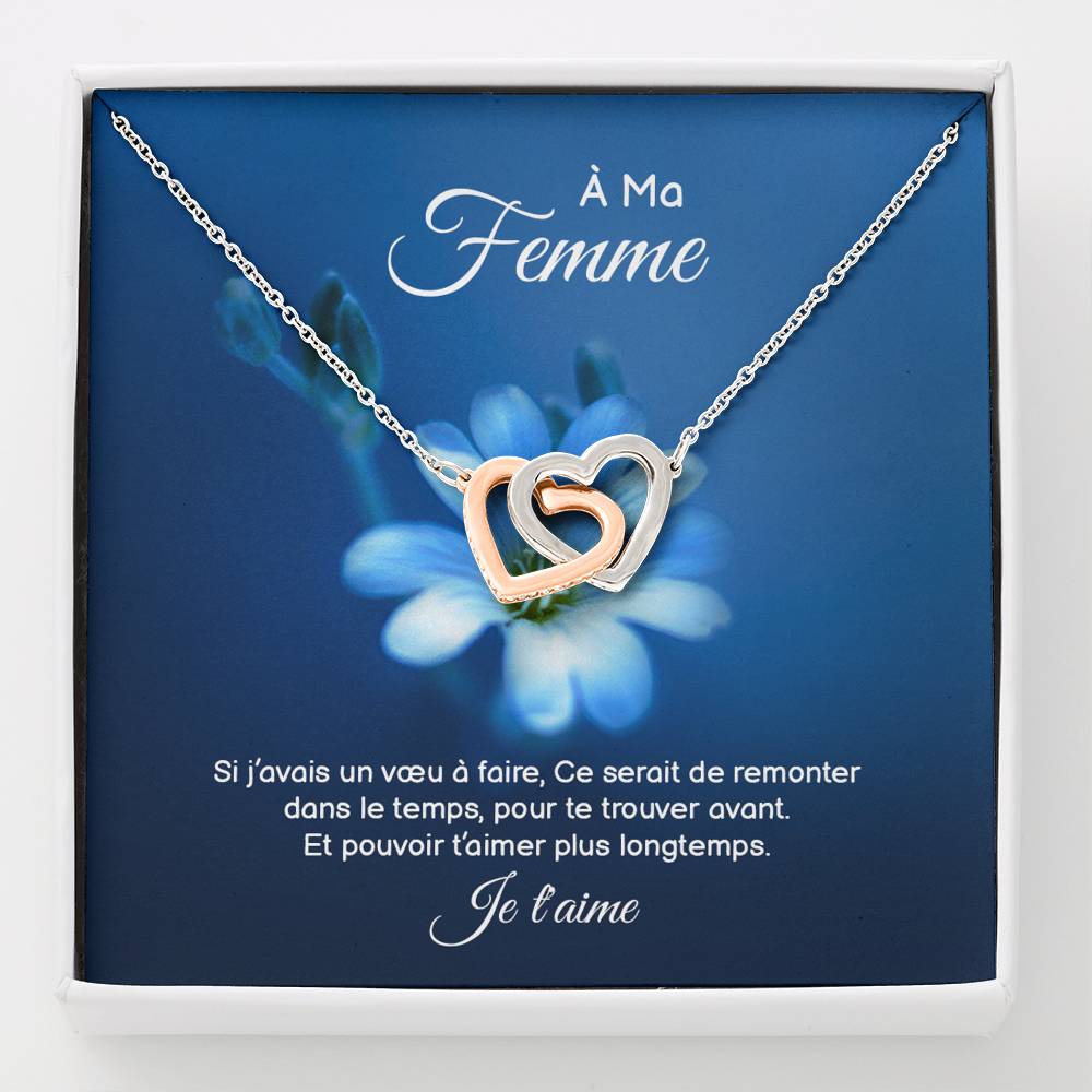 ETERNITY • Collier Déclaration d'amour Double Cœur - Lehnaa