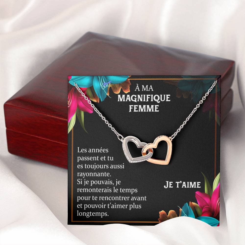 ETERNITY • Collier Déclaration d'amour Double Cœur - Lehnaa