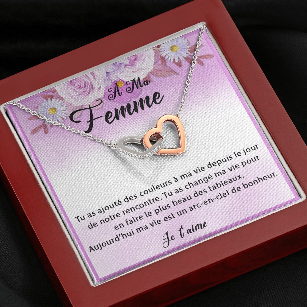 ETERNITY • Collier Déclaration d'amour Double Cœur - Lehnaa