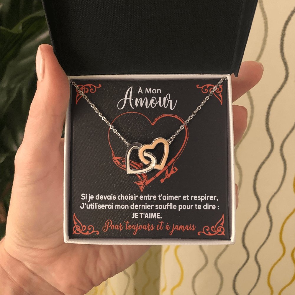 ETERNITY • Collier Déclaration d'amour Double Cœur - Lehnaa