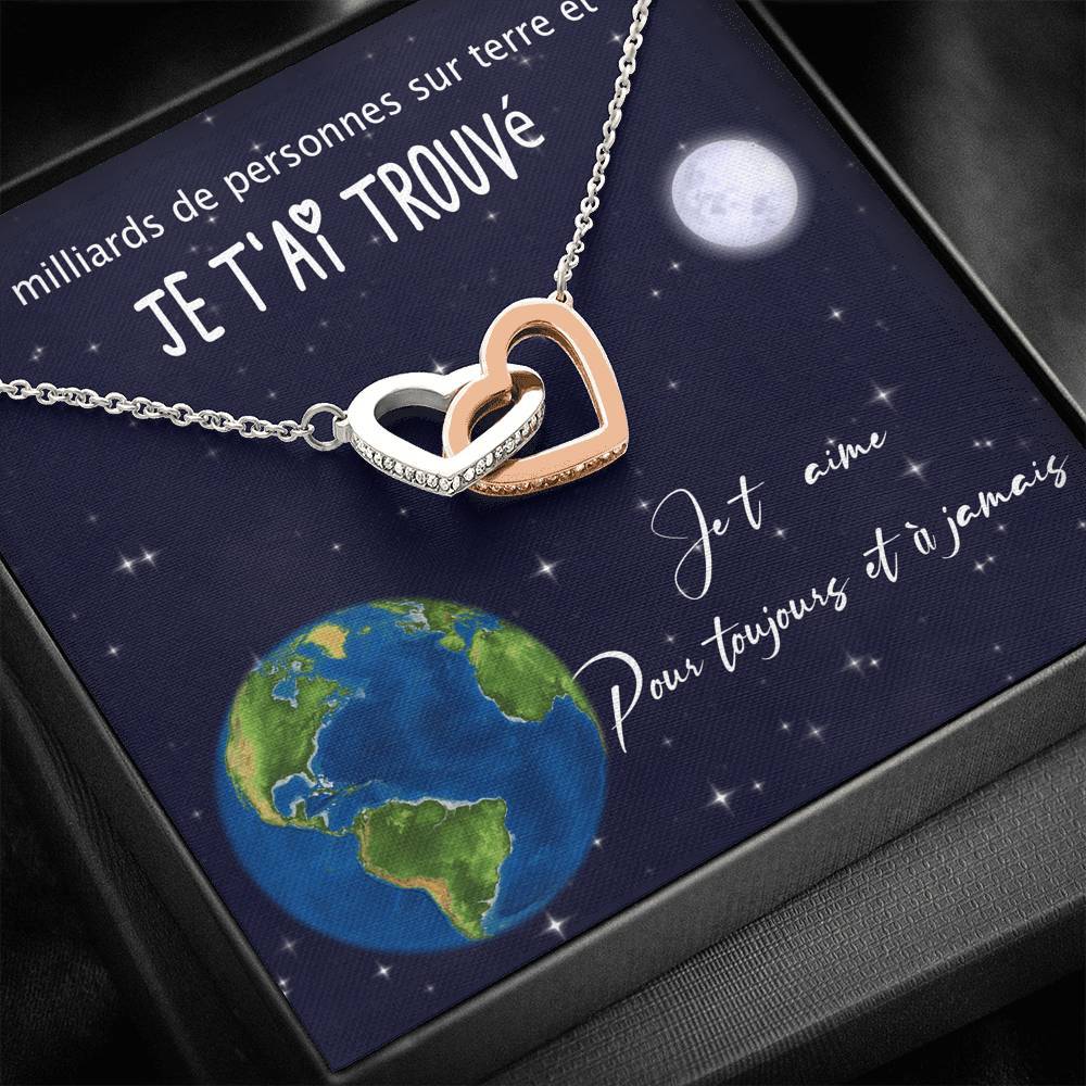 ETERNITY • Collier Déclaration d'amour Double Cœur - Lehnaa