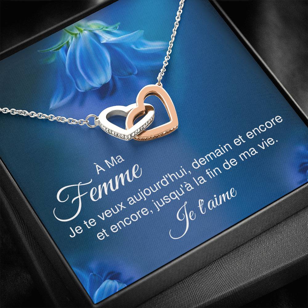 ETERNITY • Collier Déclaration d'amour Double Cœur - Lehnaa