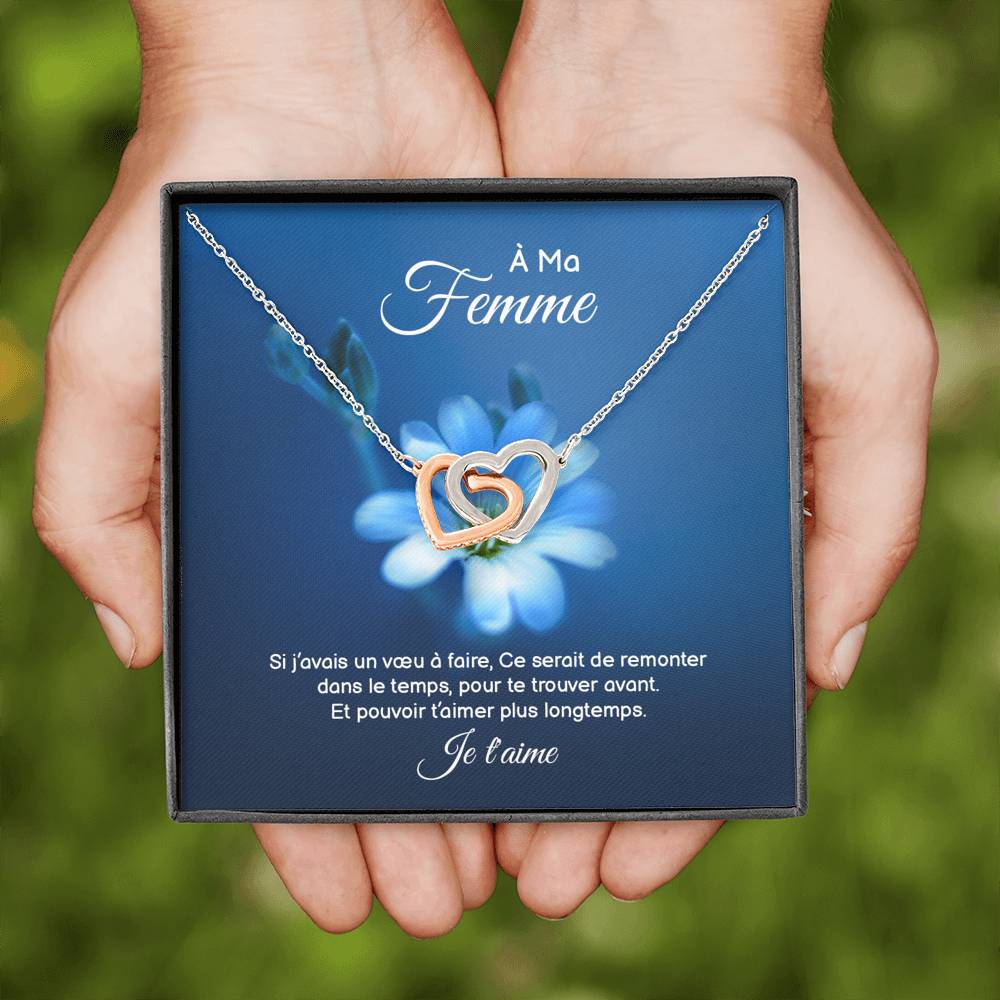 ETERNITY • Collier Déclaration d'amour Double Cœur - Lehnaa