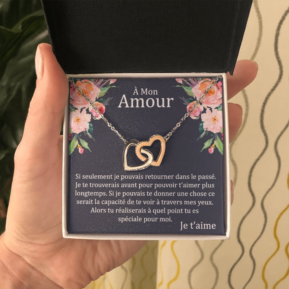 ETERNITY • Collier Déclaration d'amour Double Cœur - Lehnaa