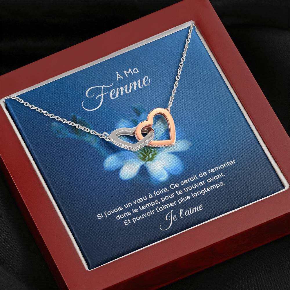 ETERNITY • Collier Déclaration d'amour Double Cœur - Lehnaa