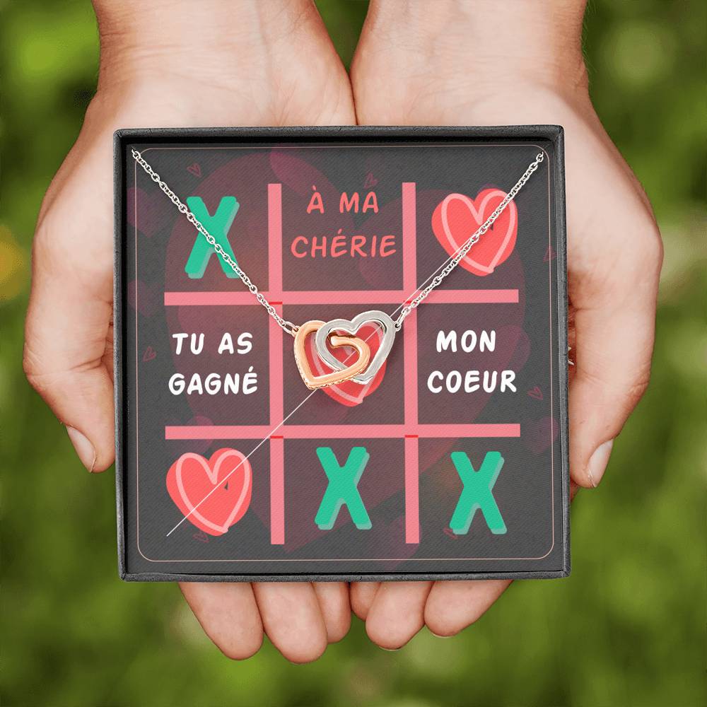 ETERNITY • Collier Déclaration d'amour Double Cœur - Lehnaa