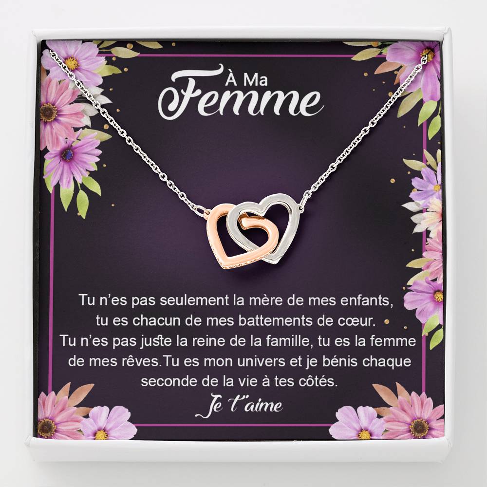 ETERNITY • Collier Déclaration d'amour Double Cœur - Lehnaa