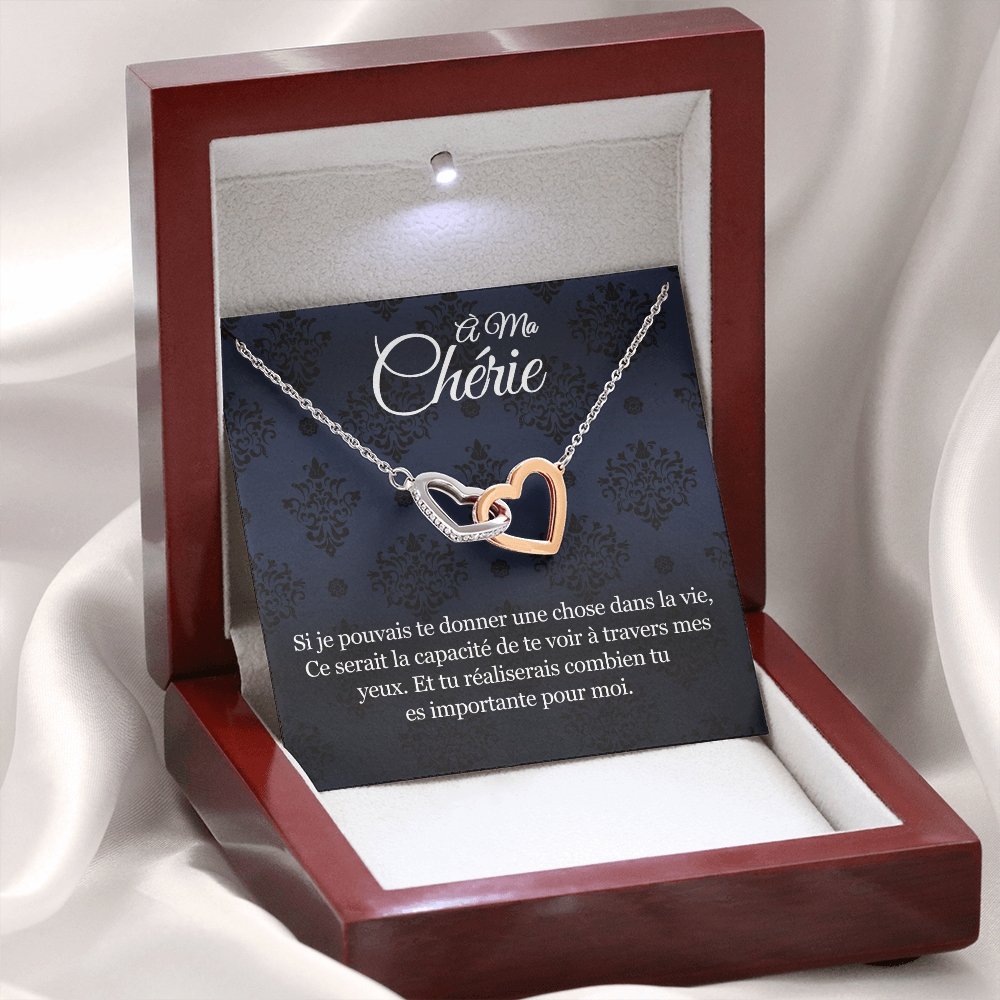 ETERNITY • Collier Déclaration d'amour Double Cœur - Lehnaa