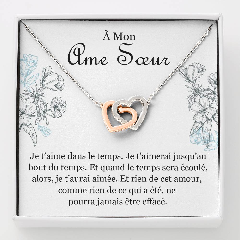 ETERNITY • Collier Déclaration d'amour Double Cœur - Lehnaa