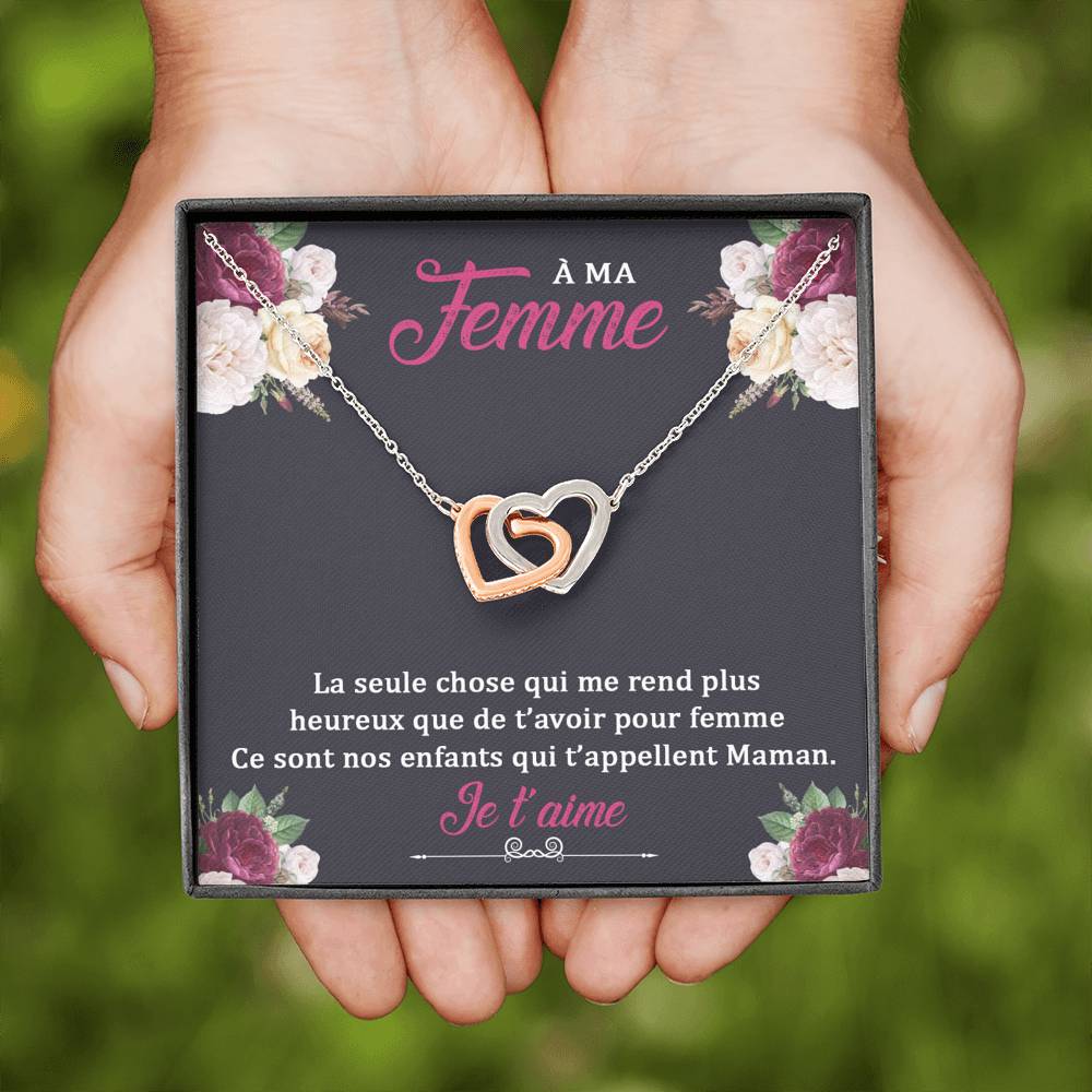 ETERNITY • Collier Déclaration d'amour Double Cœur - Lehnaa