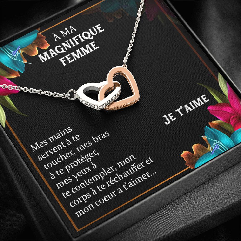 ETERNITY • Collier Déclaration d'amour Double Cœur - Lehnaa