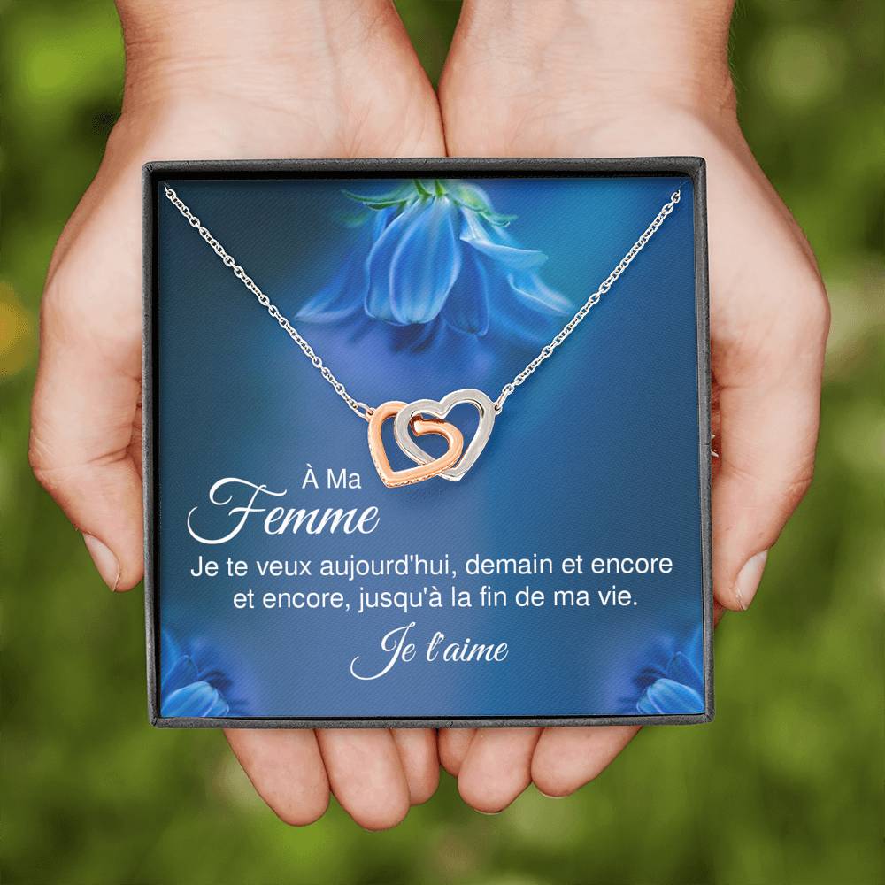 ETERNITY • Collier Déclaration d'amour Double Cœur - Lehnaa