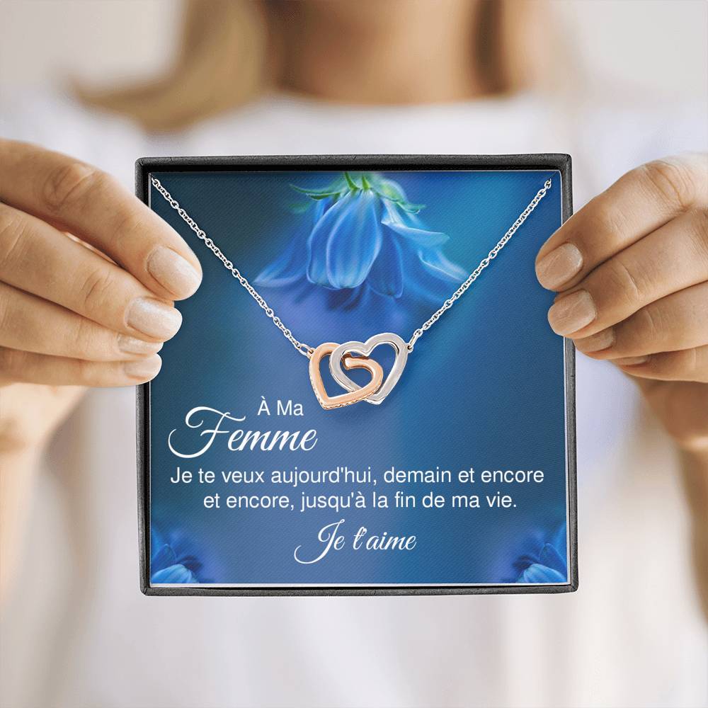 ETERNITY • Collier Déclaration d'amour Double Cœur - Lehnaa