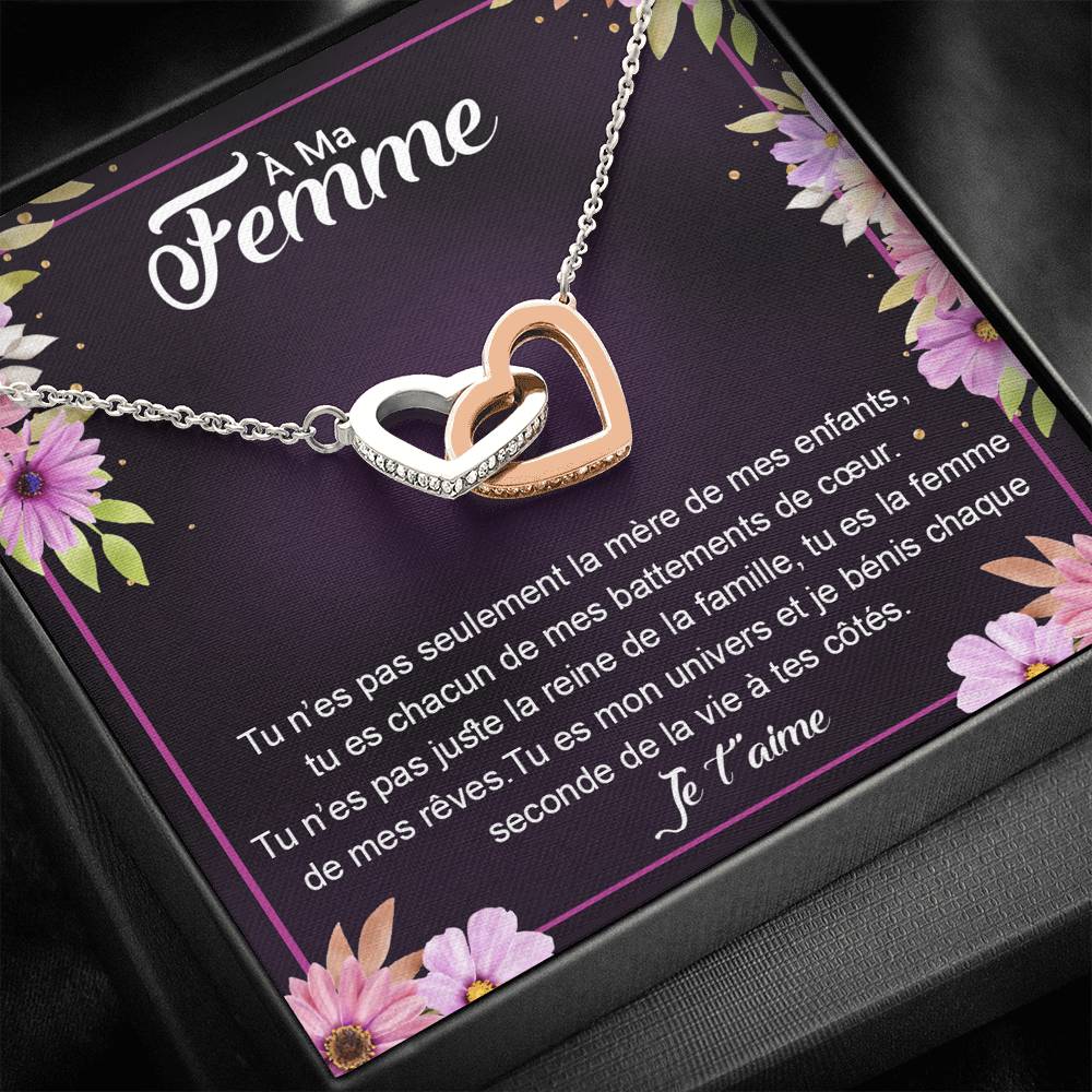 ETERNITY • Collier Déclaration d'amour Double Cœur - Lehnaa