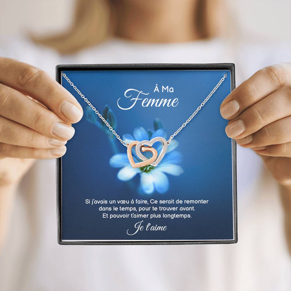 ETERNITY • Collier Déclaration d'amour Double Cœur - Lehnaa