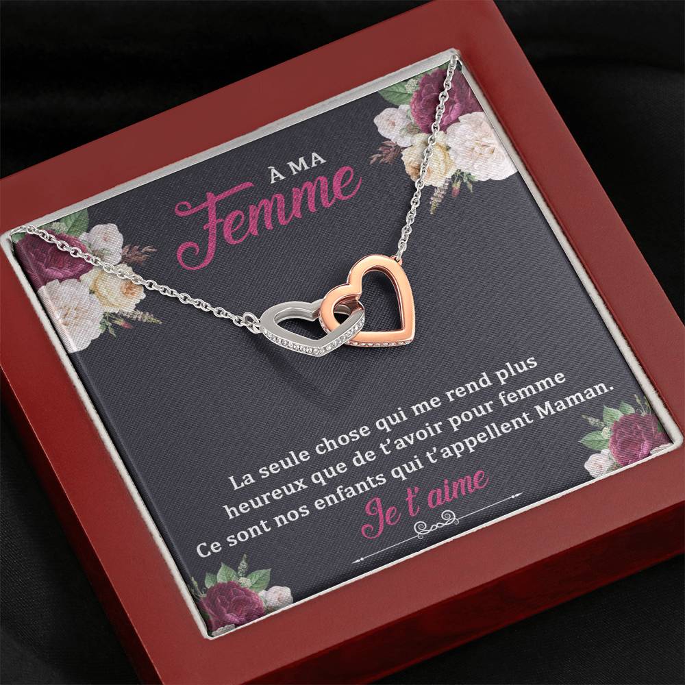 ETERNITY • Collier Déclaration d'amour Double Cœur - Lehnaa