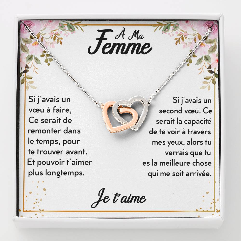 ETERNITY • Collier Déclaration d'amour Double Cœur - Lehnaa
