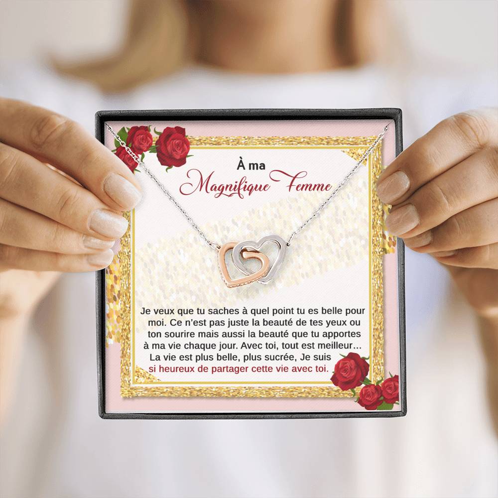 ETERNITY • Collier Déclaration d'amour Double Cœur - Lehnaa