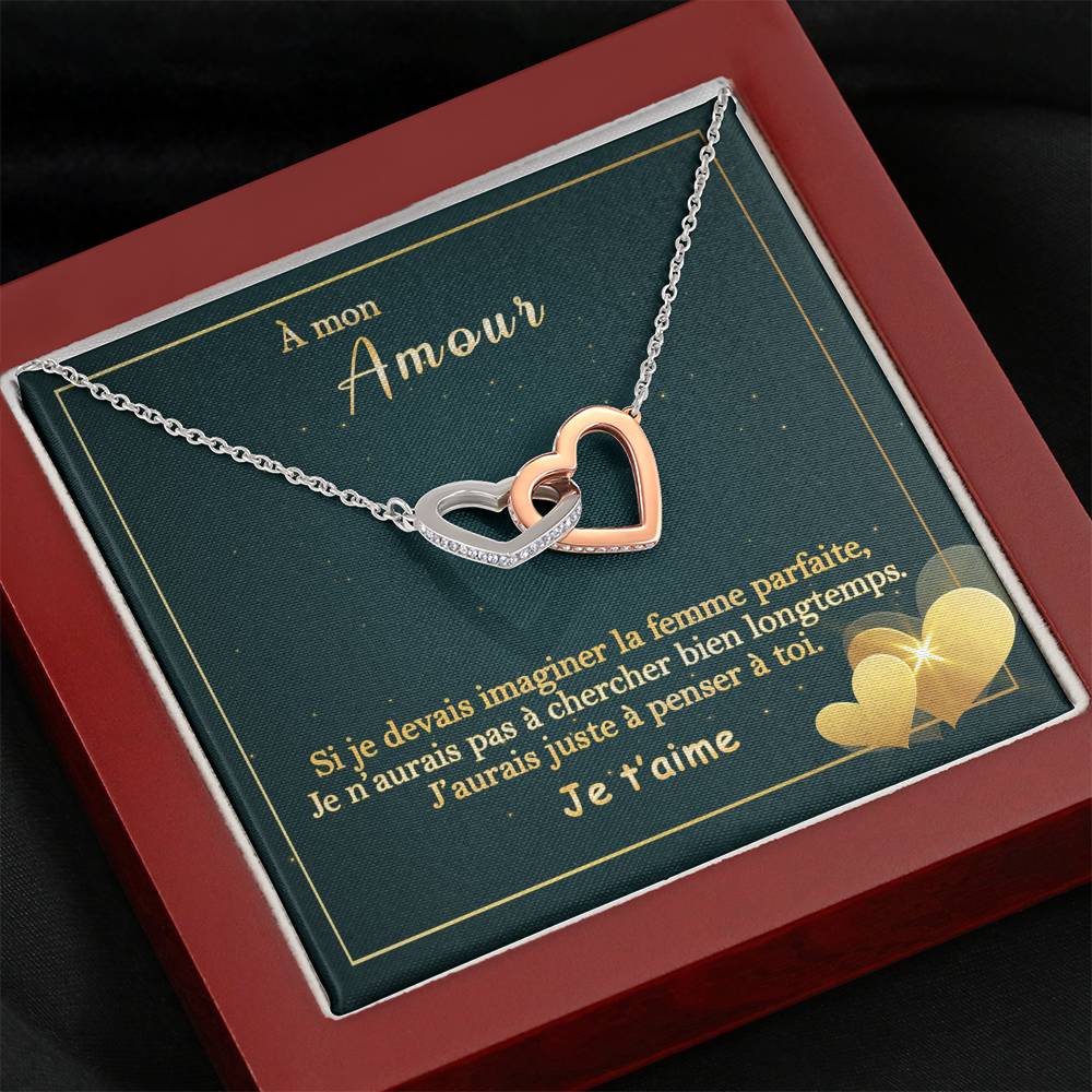 ETERNITY • Collier Déclaration d'amour Double Cœur - Lehnaa