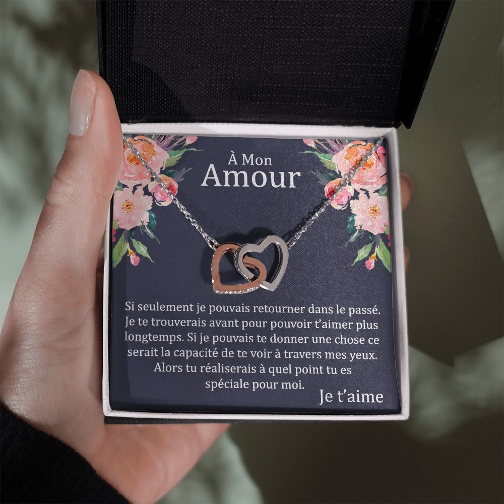 ETERNITY • Collier Déclaration d'amour Double Cœur - Lehnaa