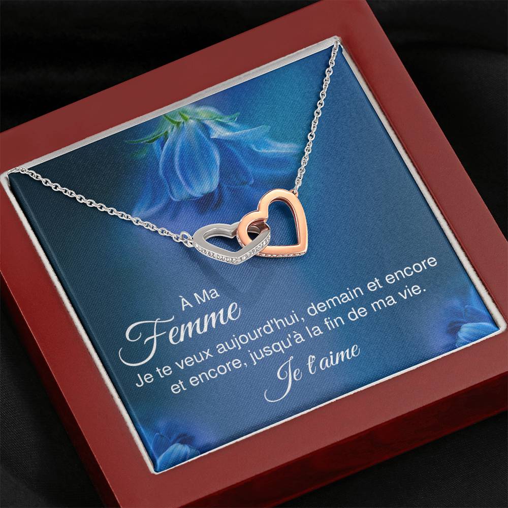 ETERNITY • Collier Déclaration d'amour Double Cœur - Lehnaa