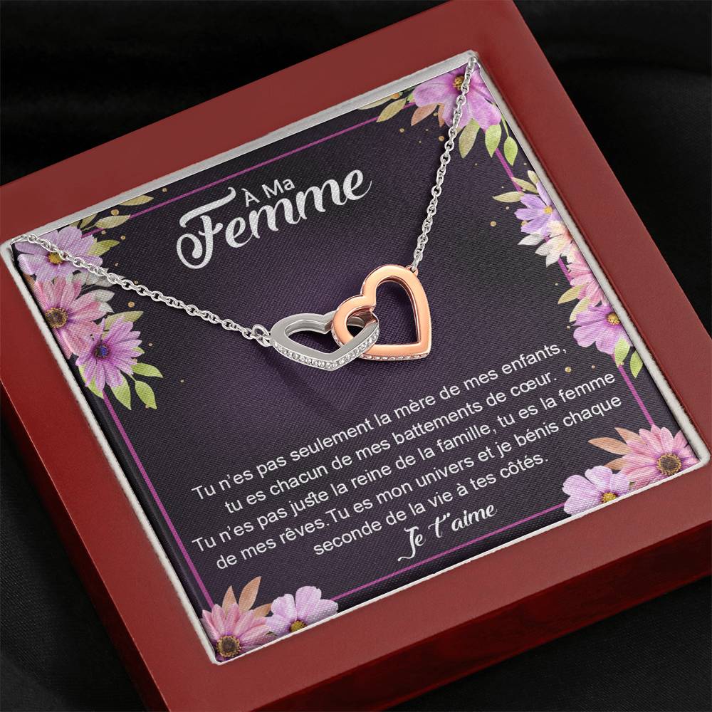 ETERNITY • Collier Déclaration d'amour Double Cœur - Lehnaa