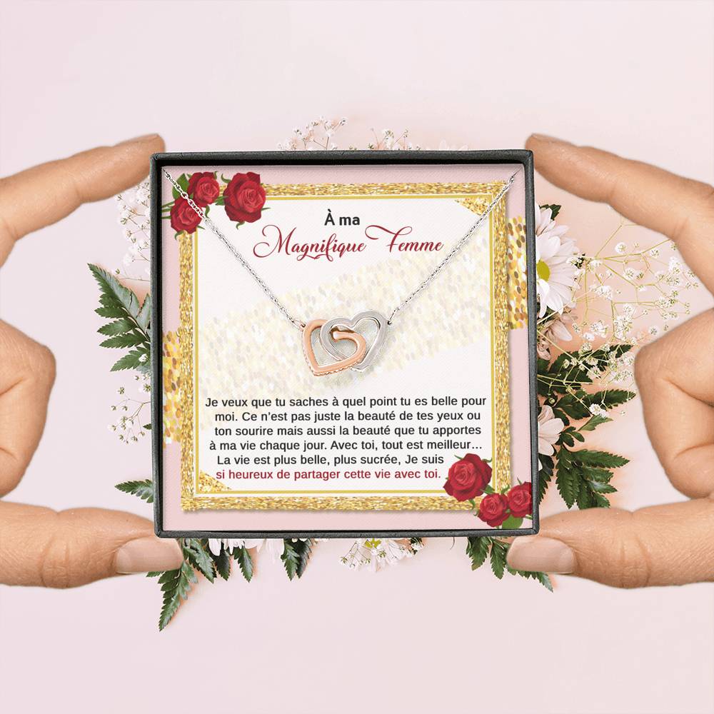 ETERNITY • Collier Déclaration d'amour Double Cœur - Lehnaa