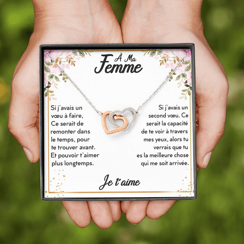 ETERNITY • Collier Déclaration d'amour Double Cœur - Lehnaa