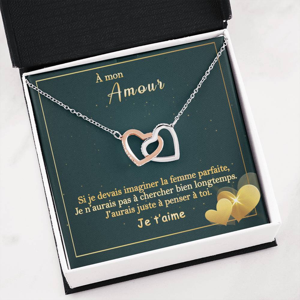 ETERNITY • Collier Déclaration d'amour Double Cœur - Lehnaa