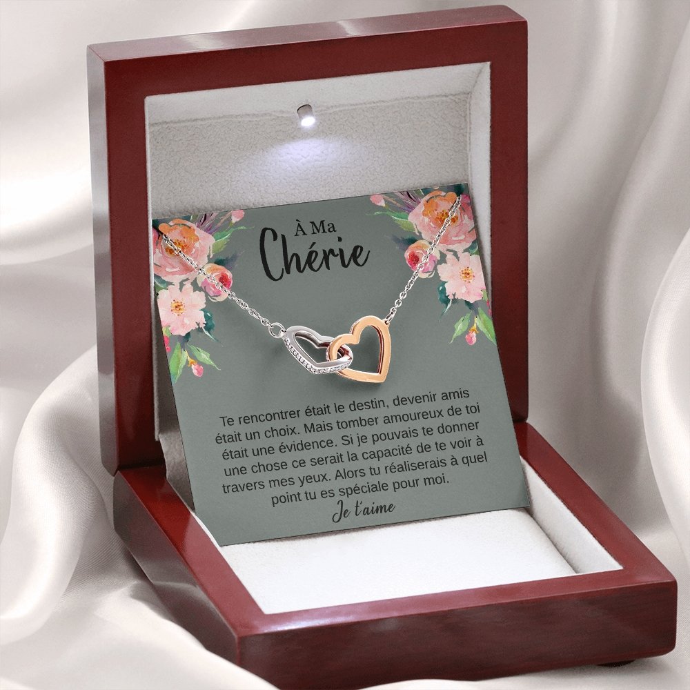 ETERNITY • Collier Déclaration d'amour Double Cœur - Lehnaa