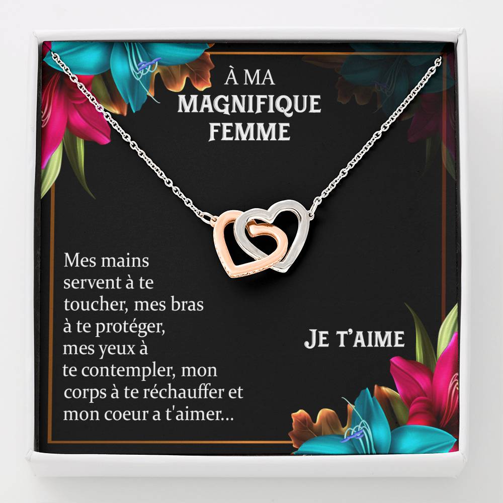 ETERNITY • Collier Déclaration d'amour Double Cœur - Lehnaa