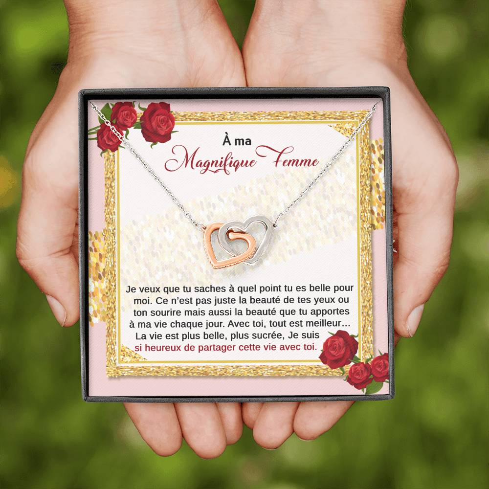 ETERNITY • Collier Déclaration d'amour Double Cœur - Lehnaa