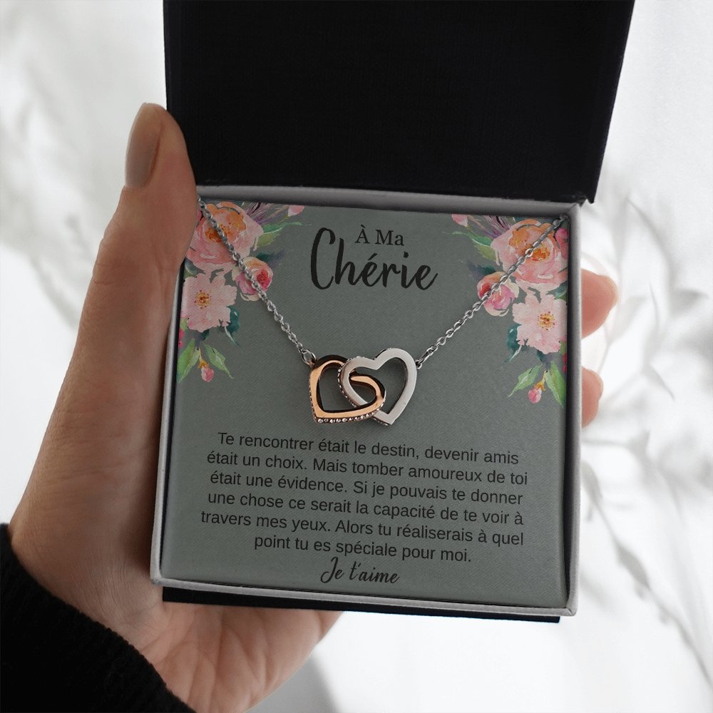 ETERNITY • Collier Déclaration d'amour Double Cœur - Lehnaa