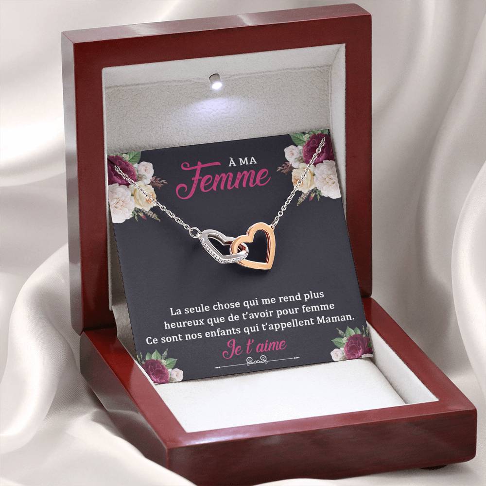 ETERNITY • Collier Déclaration d'amour Double Cœur - Lehnaa