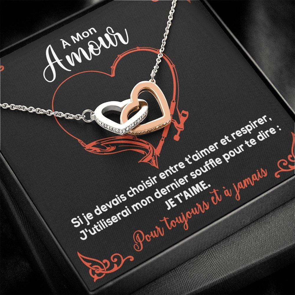 ETERNITY • Collier Déclaration d'amour Double Cœur - Lehnaa