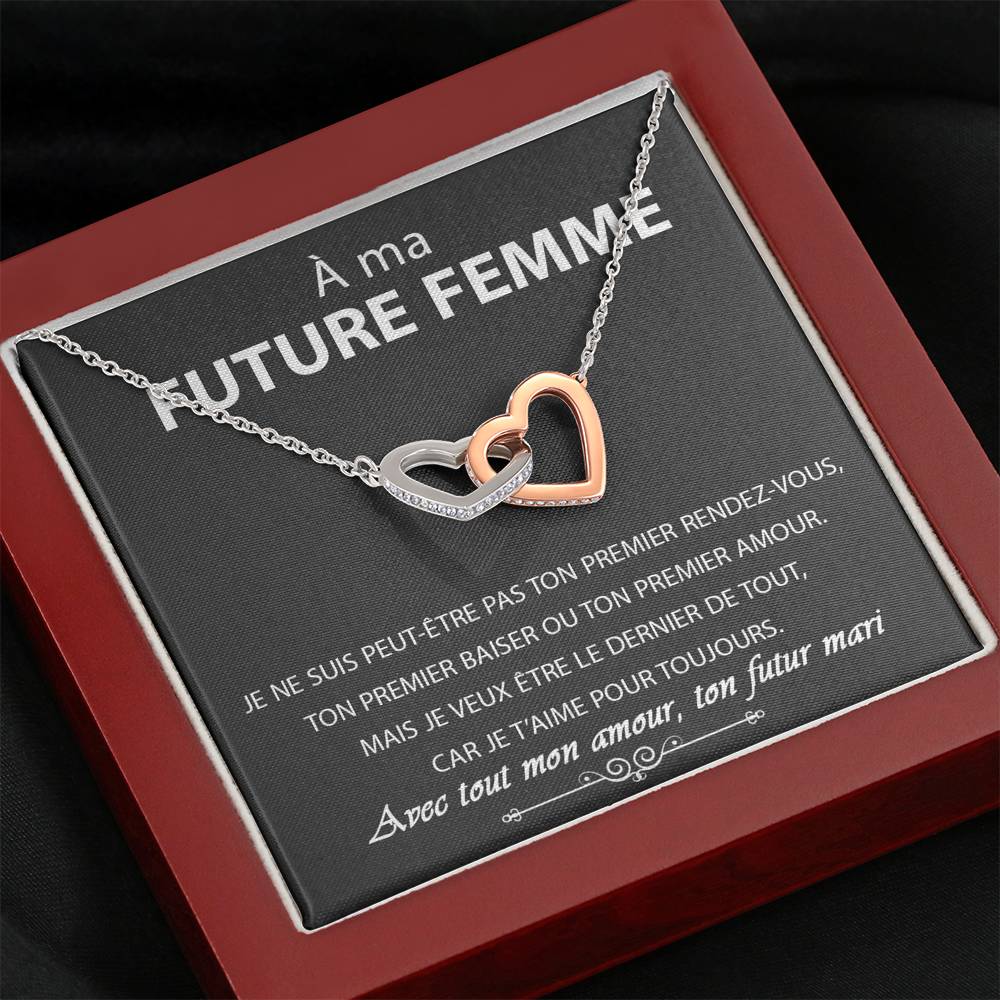 ETERNITY • Collier Déclaration d'amour Double Cœur - Lehnaa