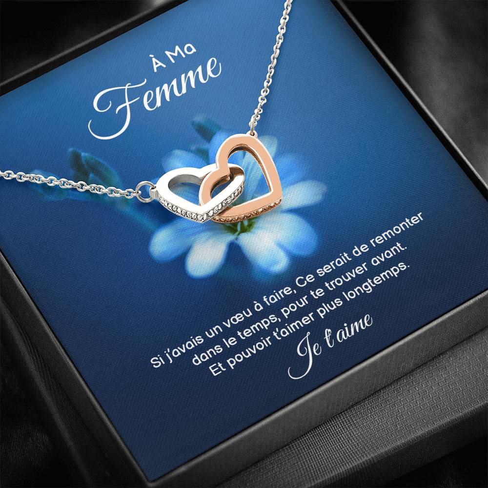 ETERNITY • Collier Déclaration d'amour Double Cœur - Lehnaa